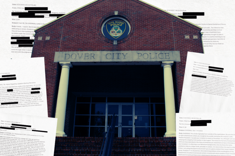 Messages show Dover leaders rallying around police chief amid controversy