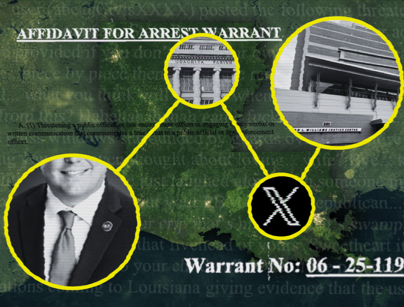Extradition in limbo for Wilmington man charged with threatening a Louisiana lawmaker