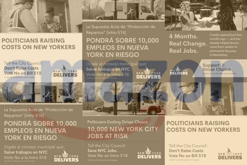 Amazon Quietly Bankrolled $5 Million Campaign Against NYC Delivery Bill