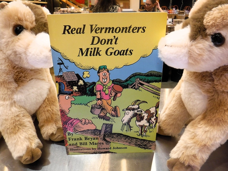 Real Vermonters don’t milk goats. They laugh at newly revived books with that title.