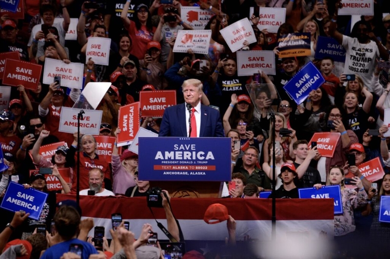 President Trump vows to campaign in Alaska for incumbent Republican US Sen. Dan Sullivan