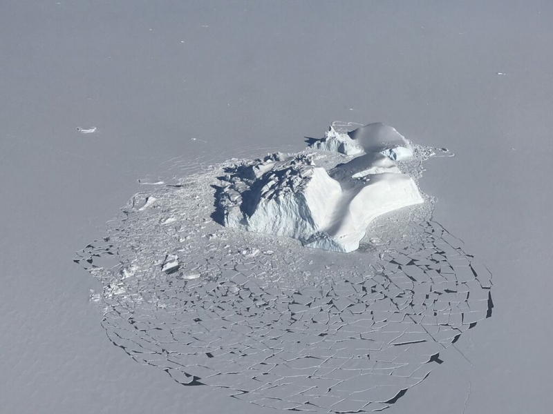 Arctic sea ice patterns put on display during New York’s Fashion Week