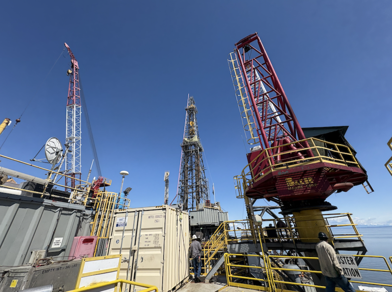 Offshore in Cook Inlet, a ‘silent economy’ hunts for gas to keep Alaska running