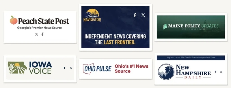 Dark money group backing Senate Republicans launches network of fake news sites