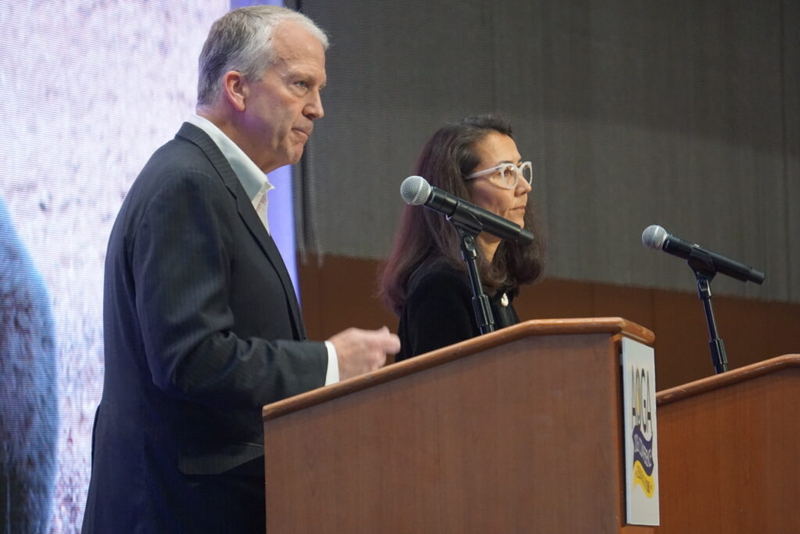 Sullivan goes on attack in first post-primary faceoff for Alaska’s U.S. Senate race