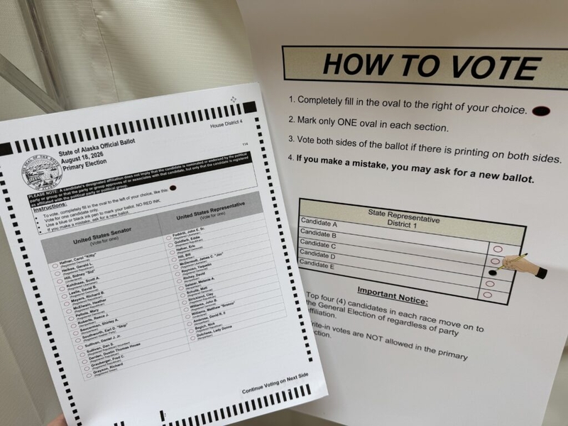 President Donald Trump is denouncing mail-in voting. Alaska Republicans are doing it anyway.