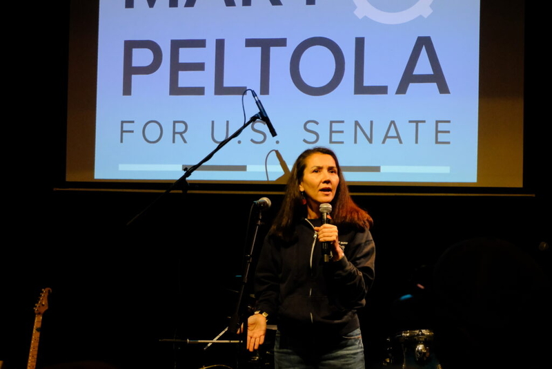 Peltola denies knowledge of spoiler candidate plan at Juneau rally