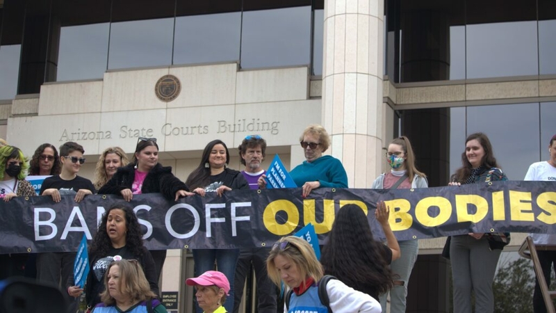 Abortions are banned in Arizona after the Supreme Court upholds an 1864 law