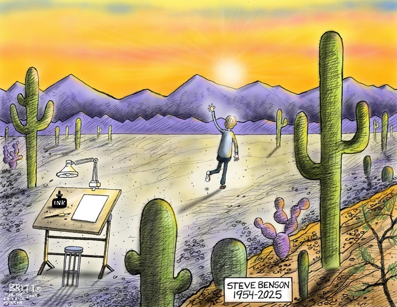 Steve Benson’s greatest gift wasn’t his art — it was his heart