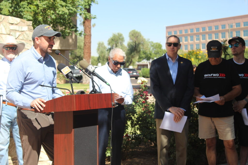 Arizona veterans urge GOP to back War Powers Resolution, honor 13 Americans killed in Iran