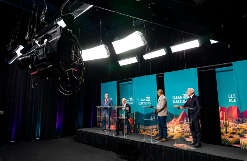 In GOP governor debate, Biggs sets sights on Hobbs while Schweikert tries to slow him down