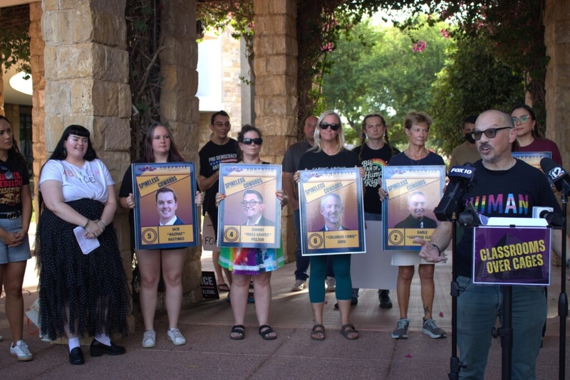 Frustrated by inaction on ICE warehouse, activists move to dissolve Surprise altogether