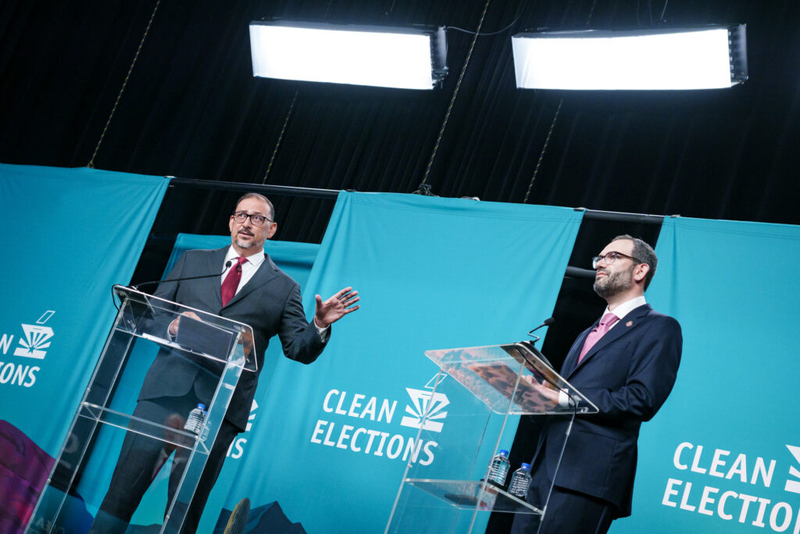 Fontes and Kolodin clash over mail voting and election results as debate devolves into name-calling