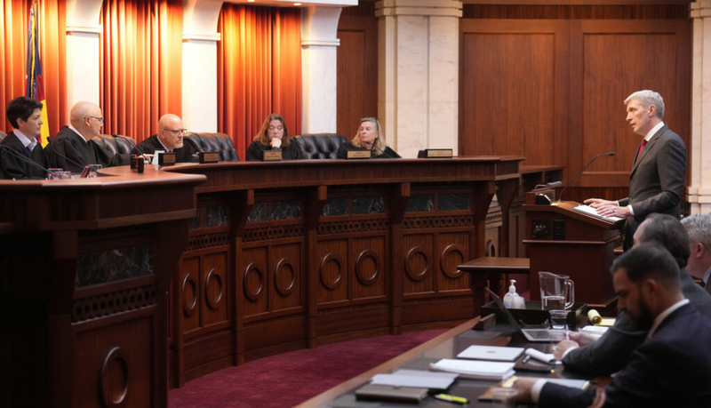 Colorado Supreme Court hears arguments in Trump 14th Amendment case