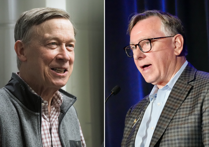 Hickenlooper clashes over Trump, healthcare with GOP challenger Baisley in Senate debate