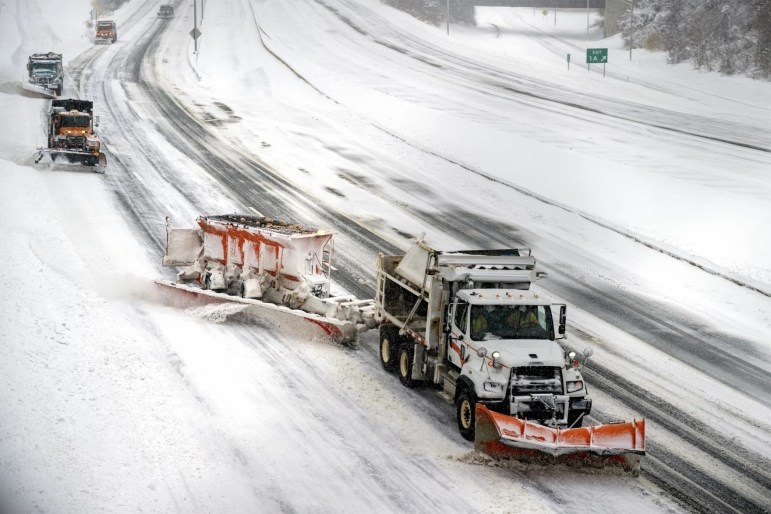 Nor’easter snow strains CT’s road salt supplies