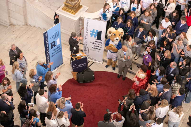 URI applications break a record. GPAs of incoming first-year students are rising too.