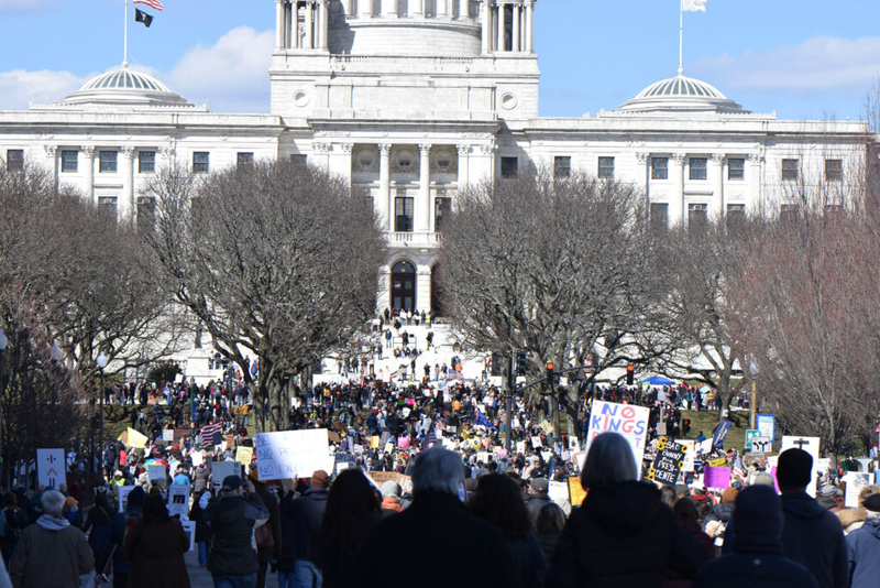 No Kings protest crowd at RI State House estimated as high as 20,000