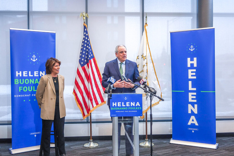 AG Neronha backs Helena Foulkes. But endorsements whisper. Money talks.