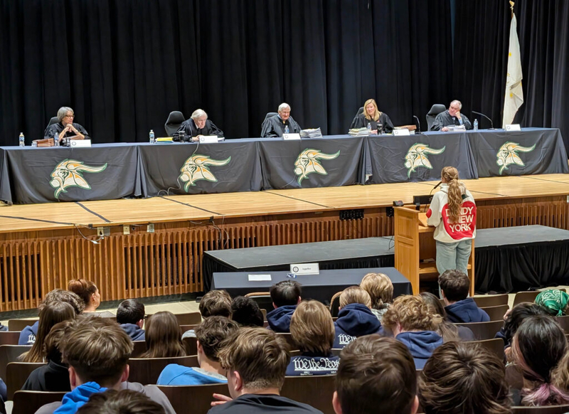 Have docket, will travel: RI Supreme Court hears oral arguments at North Smithfield High School