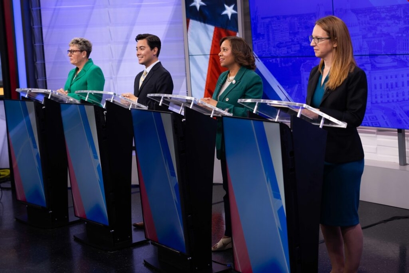 WPRI debate showcases a crowded, but not contentious, Democratic primary for lieutenant governor