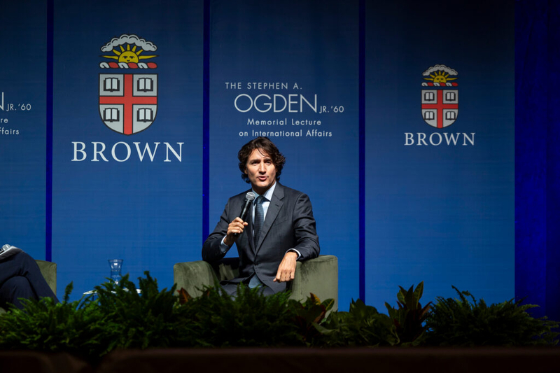 Justin Trudeau says Trump’s ‘win-lose’ approach is hurting U.S.-Canada relations at Brown lecture