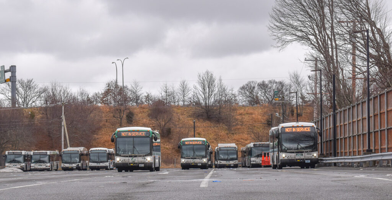 Record high diesel prices are driving Rhode Island public bus system into the red