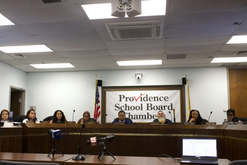 Providence School Board postpones vote on president’s removal after six-hour meeting