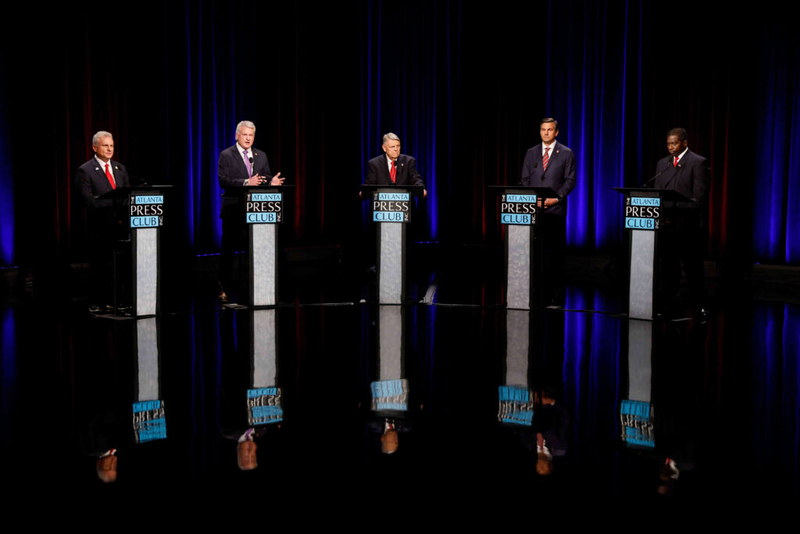 As early voting starts, GOP Senate hopefuls make appeals to Georgia voters, spar with each other