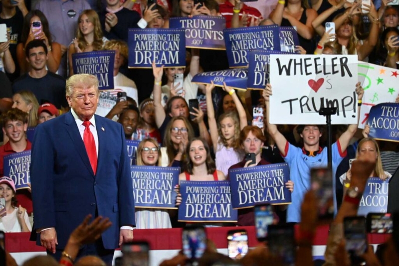 Trump highlights Republican candidates, urges Senate to pass SAVE Act during Cobb County visit