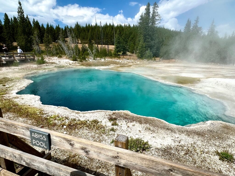 Often overlooked, West Thumb Geyser Basin is one of Yellowstone’s most scenic spaces