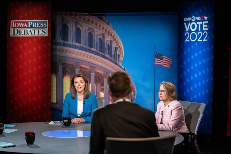 Miller-Meeks, Bohannan trade barbs over abortion in 1st District debate