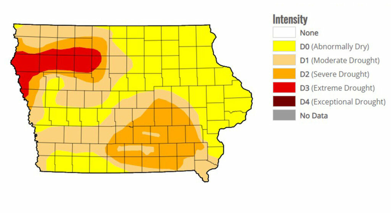 All of Iowa is abnormally dry or worse | News From The States