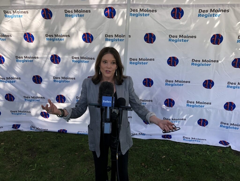 Democratic challengers to President Joe Biden speak at Iowa State Fair