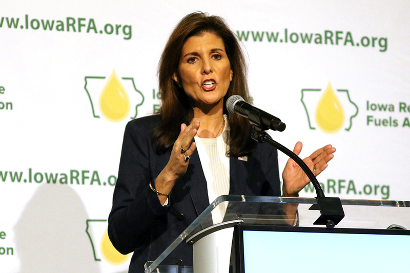 Haley attacks DeSantis over ethanol at biofuels summit
