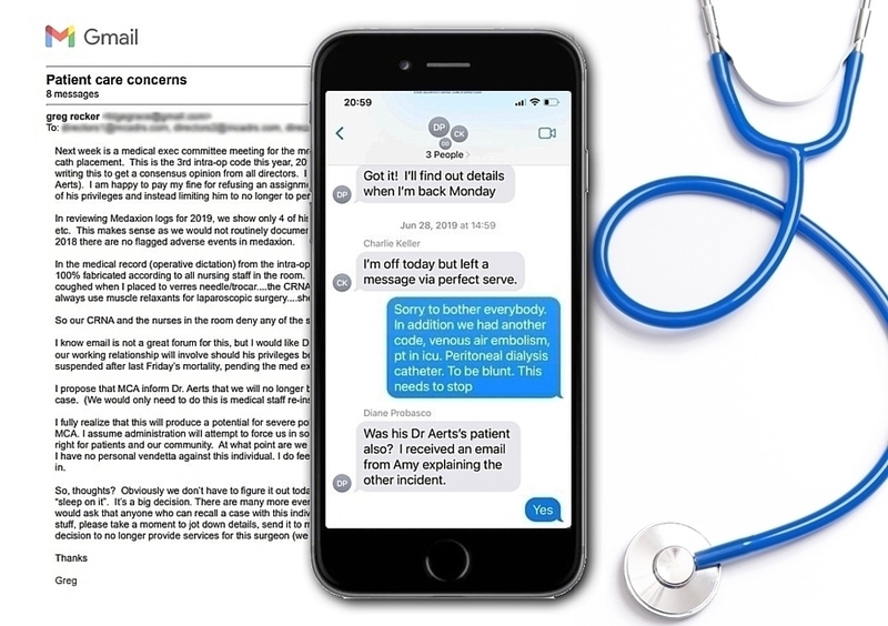 Emails, texts and testimony shed light on operating-table deaths