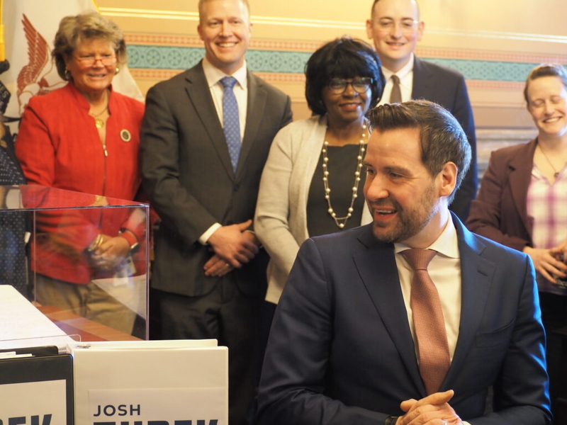 Josh Turek submits signatures for 2026 U.S. Senate Democratic primary