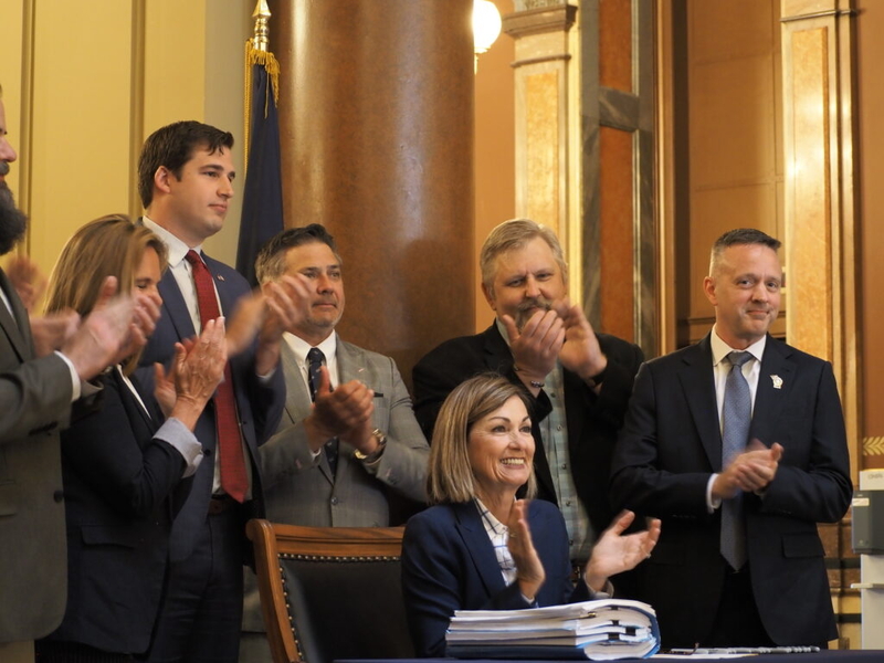 Gov. Kim Reynolds signs property tax law projected to save $4.2 billion over 6 years