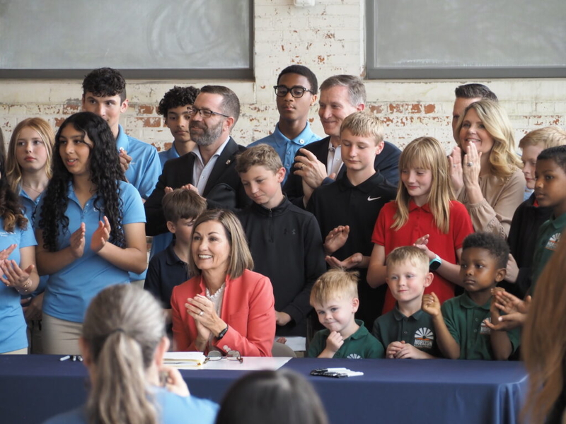 Iowa Gov. Kim Reynolds signs charter school, homeschooling bill into law