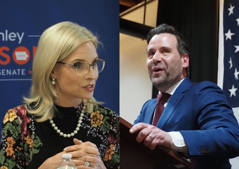 New poll shows tight races for Iowa governor, U.S. Senate in 2026