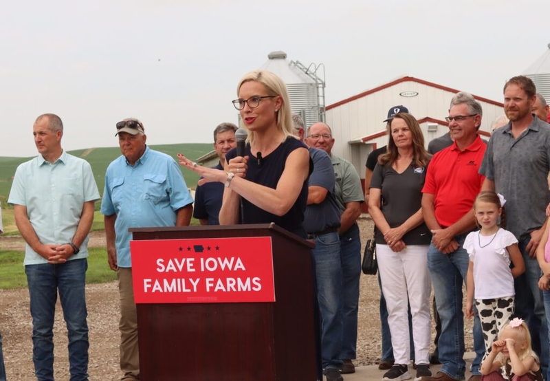 Hinson says she will ‘stand with Iowa agriculture’ and fight against California pork rule