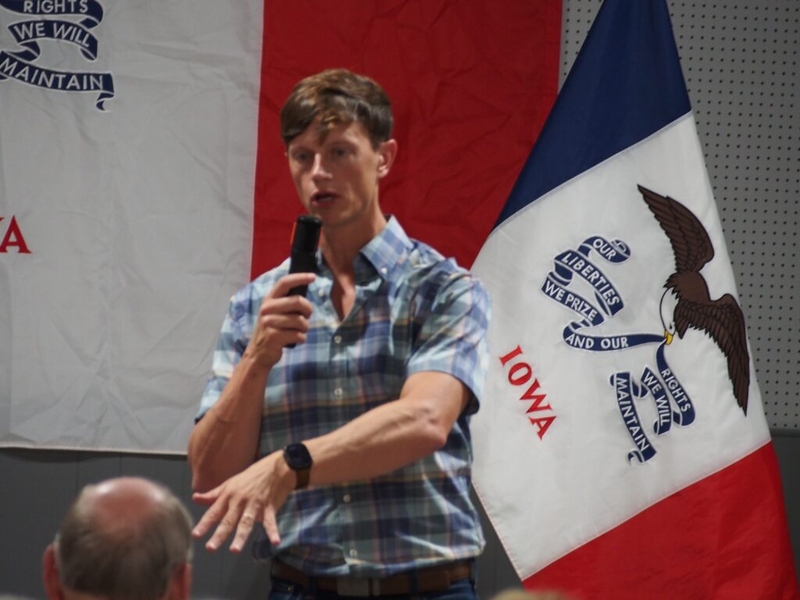 Rob Sand advocates for more Iowa wetlands and grazing land