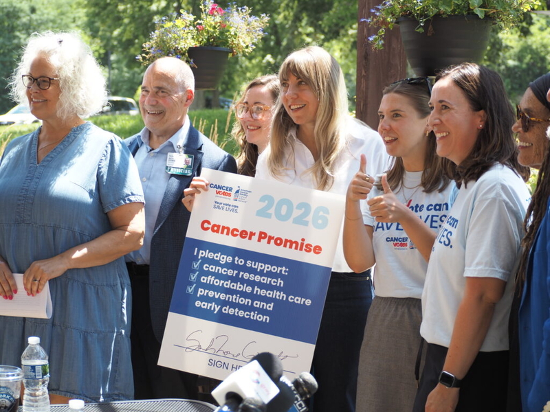 Trone Garriott calls for public option, restoring Medicaid funding at cancer event