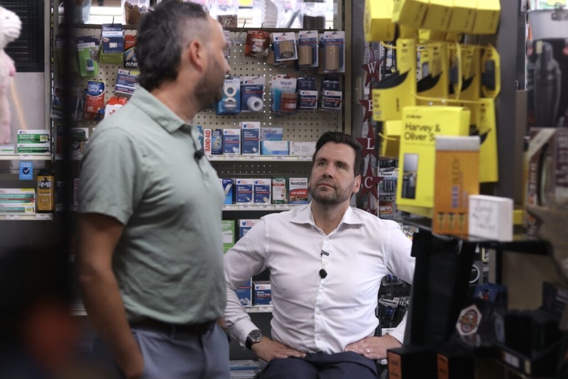 Rural Iowa pharmacy owner tells Josh Turek federal action needed to stay open 