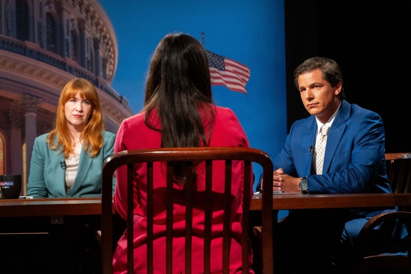Lindsay James, Joe Mitchell argue tariffs, taxes during 2nd District debate