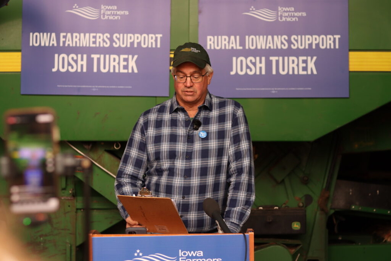 Iowa Farmers Union pushes for Turek, the first federal candidate the group has endorsed in years