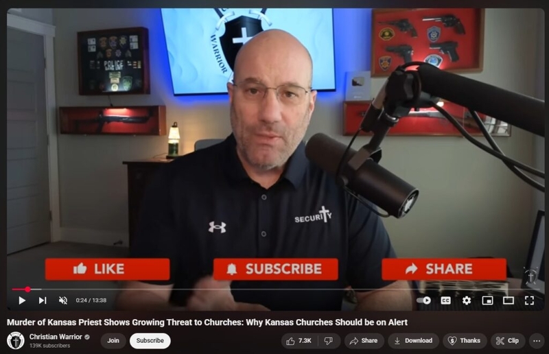 What is a Christian Warrior? Shooting of Kansas priest draws attention of church security YouTuber 