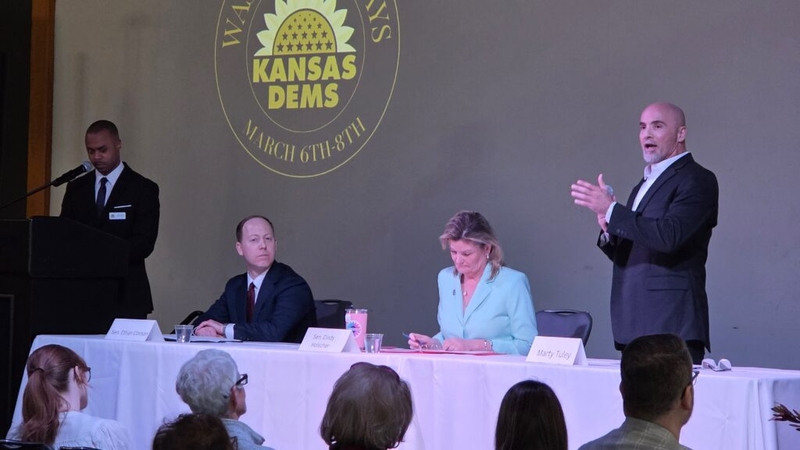 Democrats in governor’s race use debate stage to spotlight affordability, health care, rural Kansas