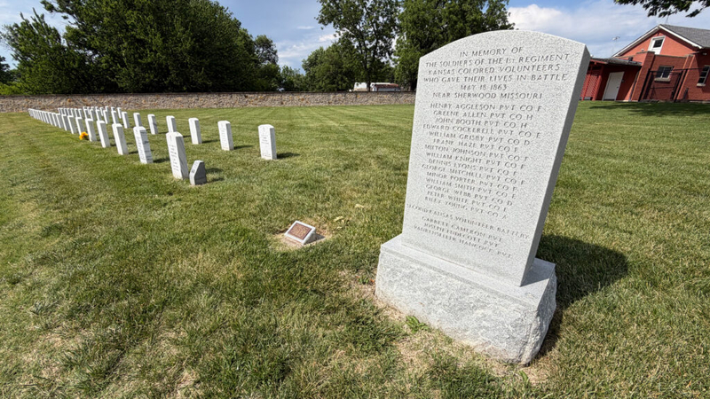 A Kansas memorial lists 15 Black soldiers killed during the Civil War. Their lives are a mystery.