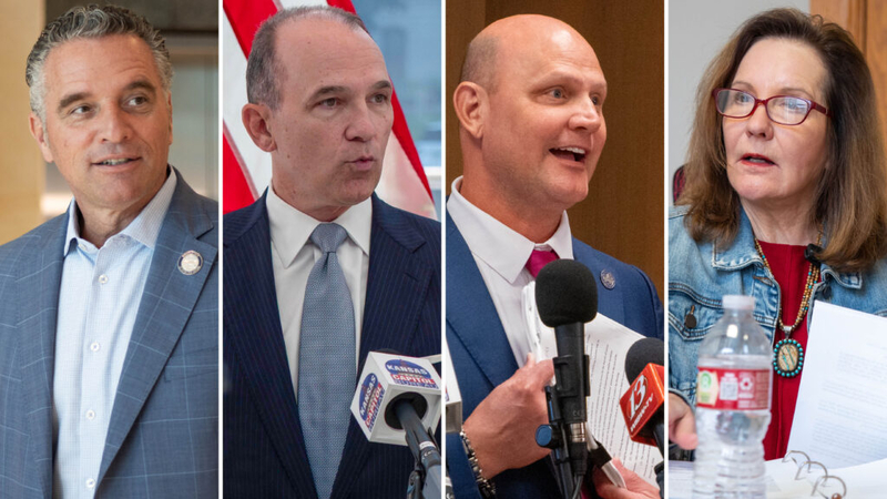 Insults fly as Kansas GOP gubernatorial candidates compete for dominance during debate